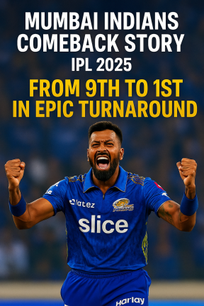 Mumbai Indians Comeback Story IPL 2025