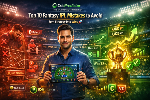 Top 10 Common Fantasy IPL Mistakes to Avoid