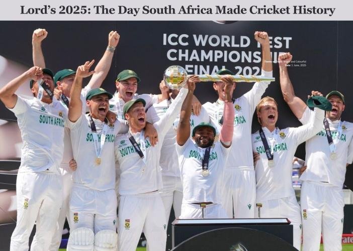 Lord’s 2025 The Day South Africa Made Cricket History