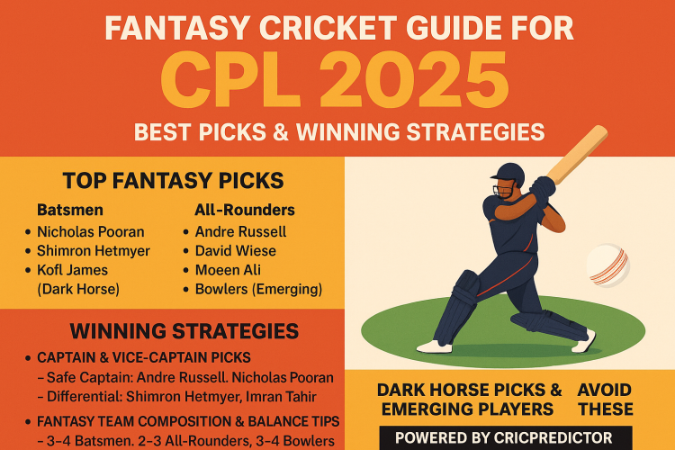 Fantasy Cricket Guide for CPL 2025
