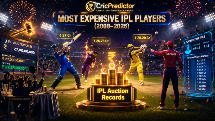 Most Expensive Players in IPL History (2008–2026)