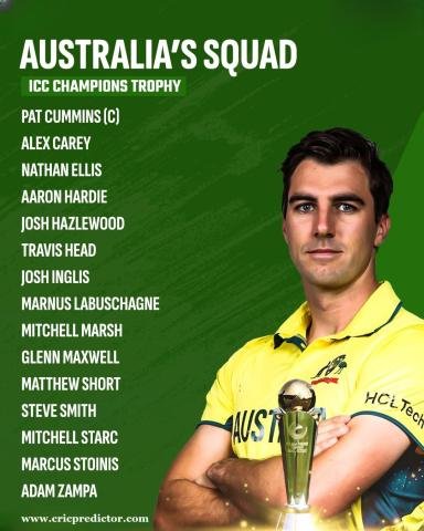 Strengths and Weaknesses of Australia’s Squad for Champions Trophy 2025