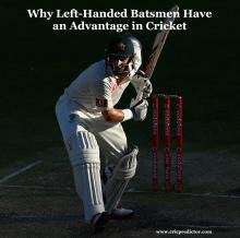 Why Left-Handed Batsmen Have an Advantage in Cricket