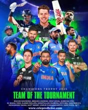 ICC announced the best team of Champions Trophy 2025