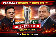 Pakistan boycotts India match at T20 World Cup 2026