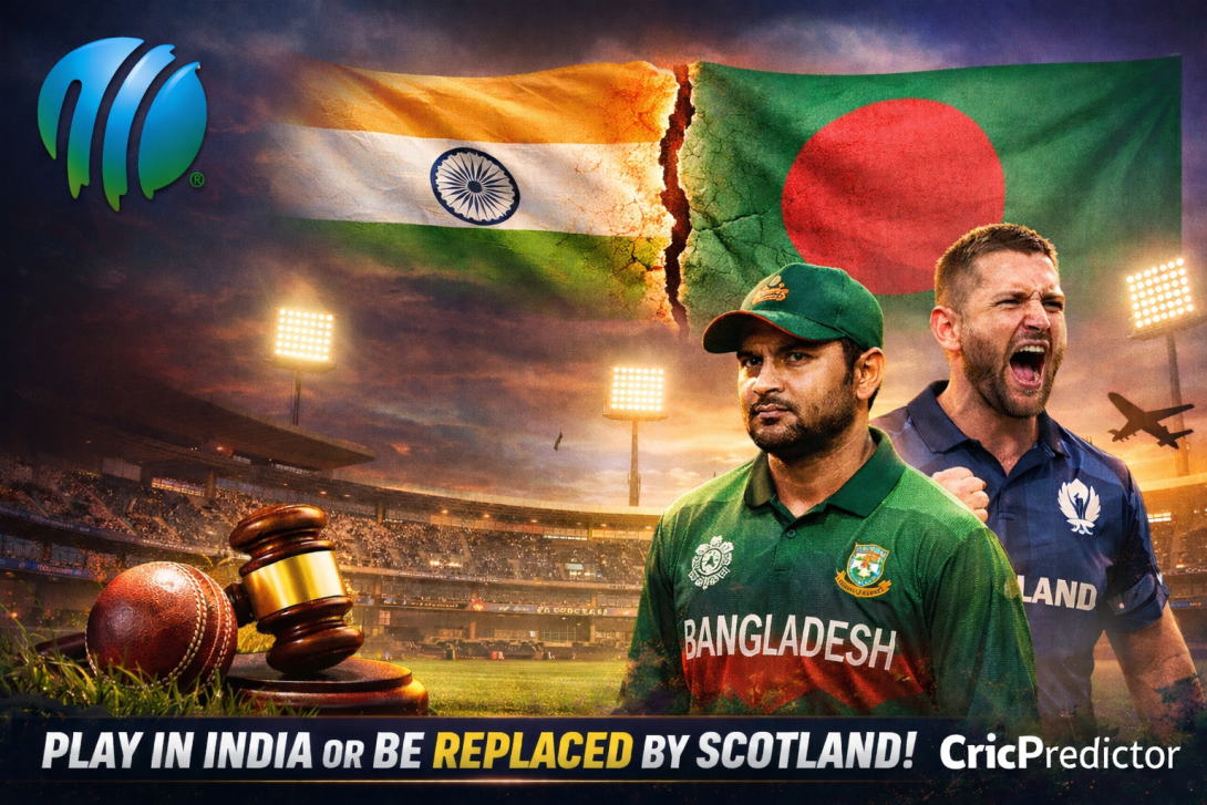 Bangladesh vs Scotland T20 World Cup 2026 ICC ultimatum